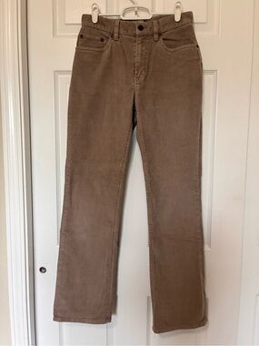 L.L. Bean Corduroy Pants Khaki Tan Women’s Size 4 Excellent Condition